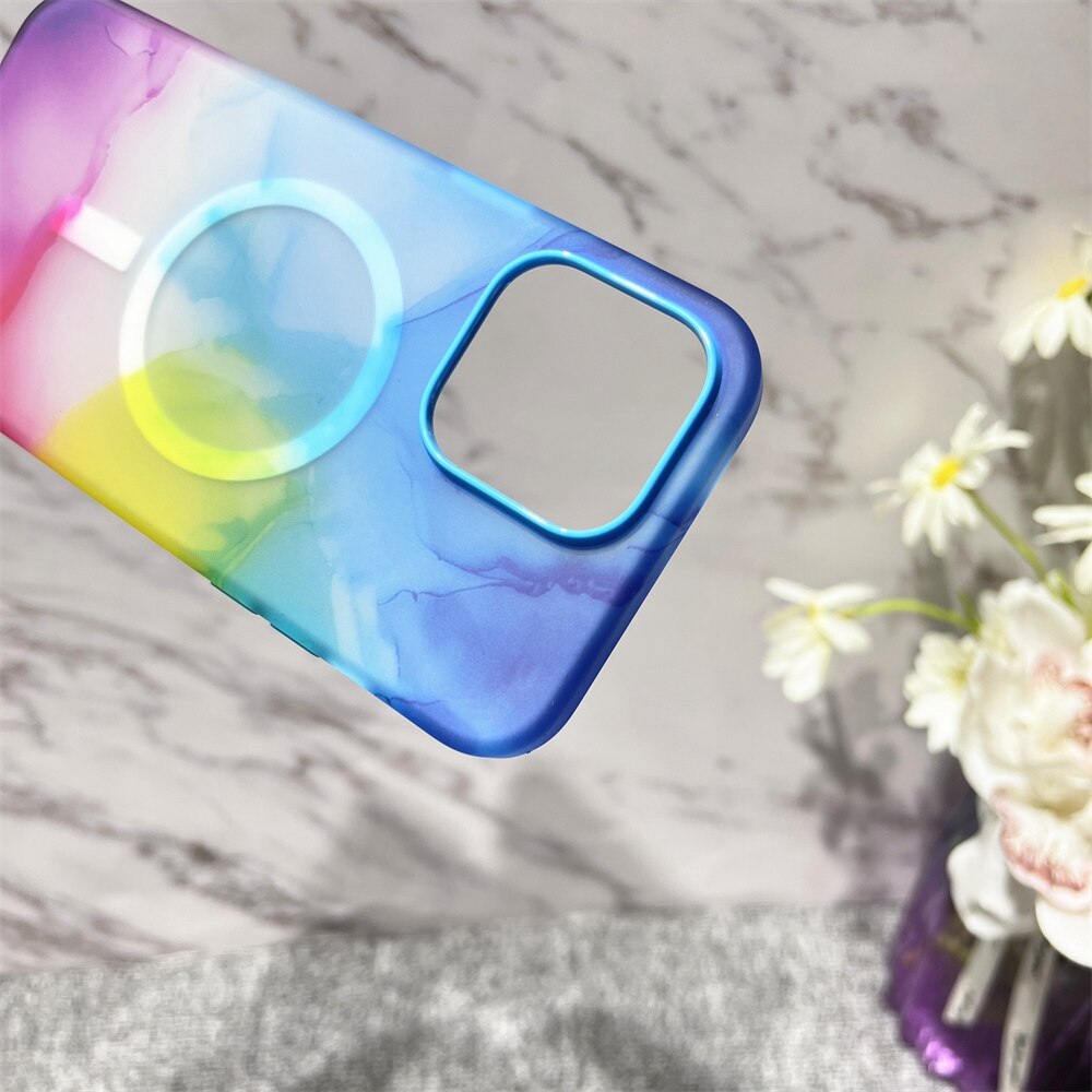 Colourful Magsafe Charging iPhone Case