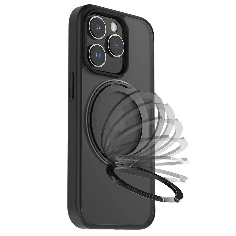 360 Degree Rotating Ring Stand Magsafe iPhone Case