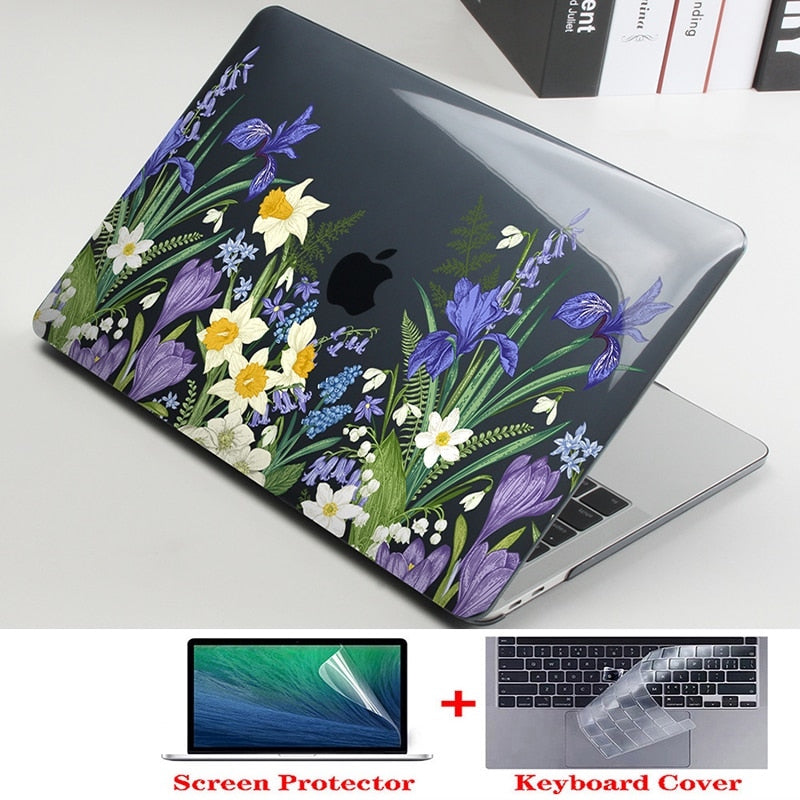 Cute Floral MacBook Case