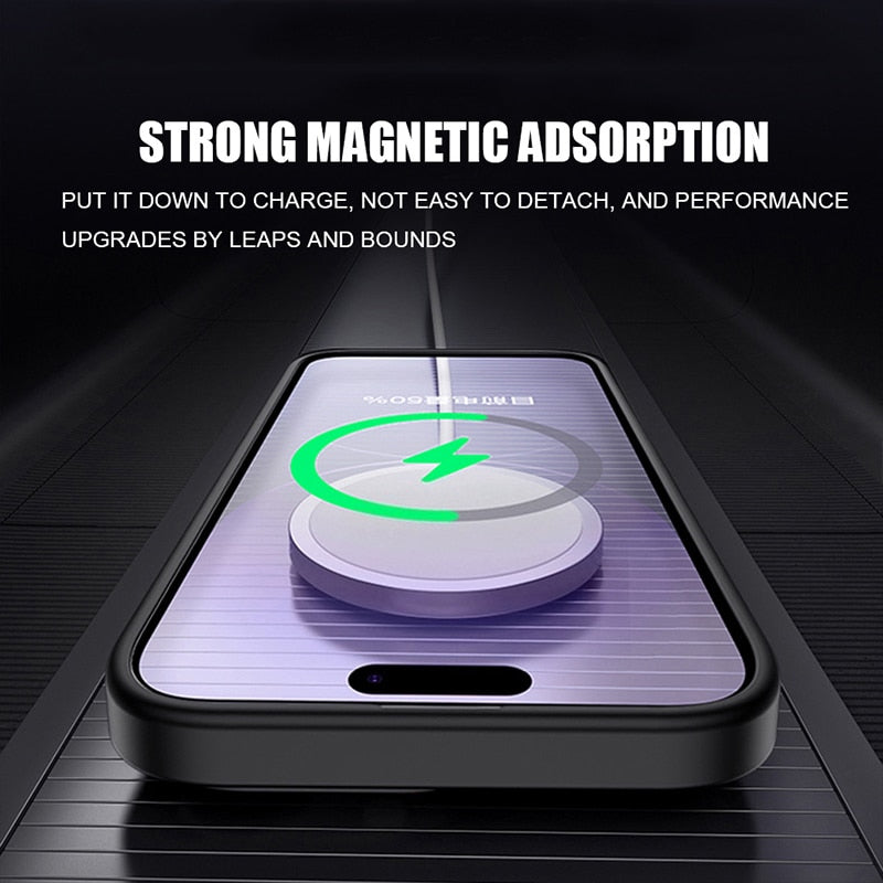 Matte Wireless Charging iPhone Case