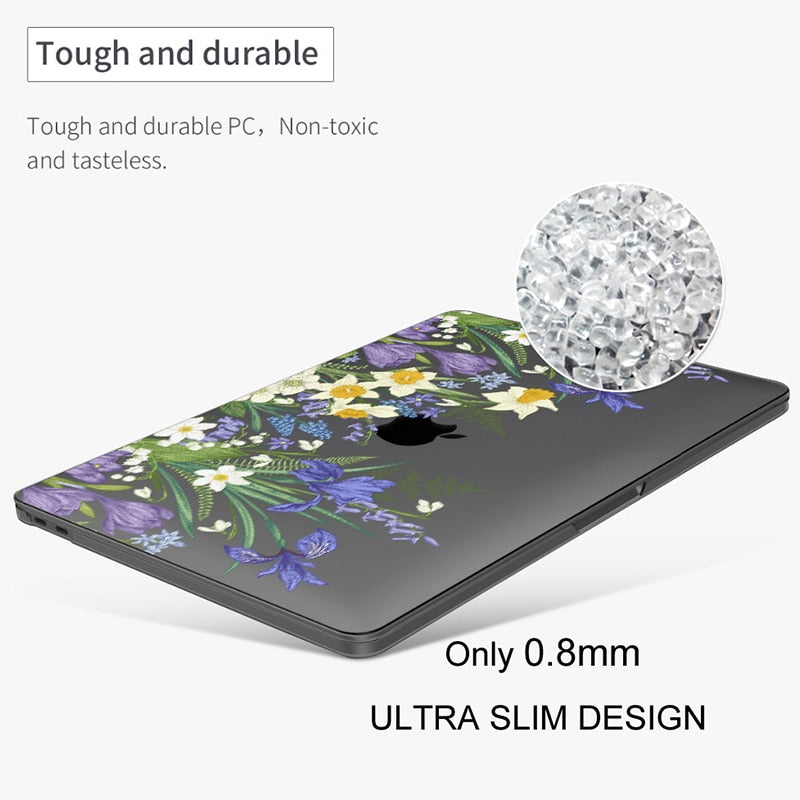 Cute Floral MacBook Case
