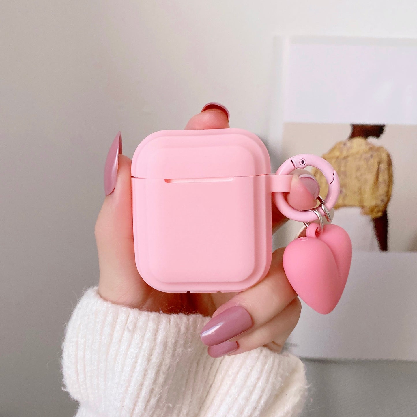 Various Coloured AirPods Case+Keychain