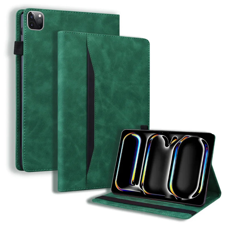 Flip Wallet Card Holder Case For iPad Pro 11 inch (M4 2024)