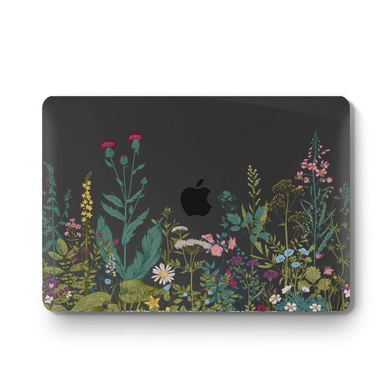 Elegant Floral MacBook Case