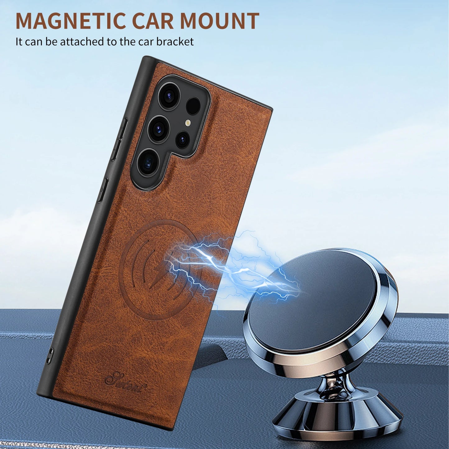 Detachable 2 in 1 Leather Wallet Magnet Samsung Case