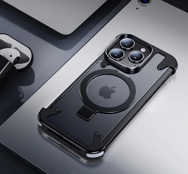 *NEW* Aluminum Frosted Matte Rimless iPhone Case