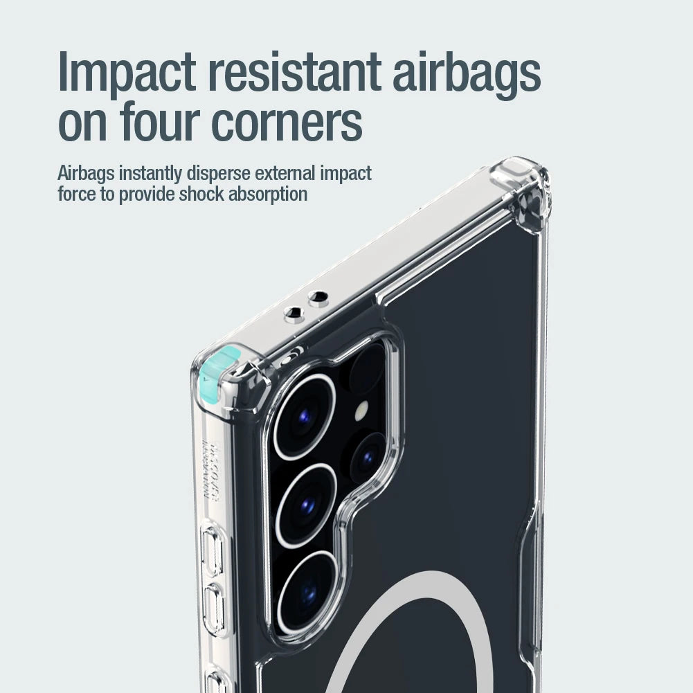 Transparent Magnetic Case for S24 series