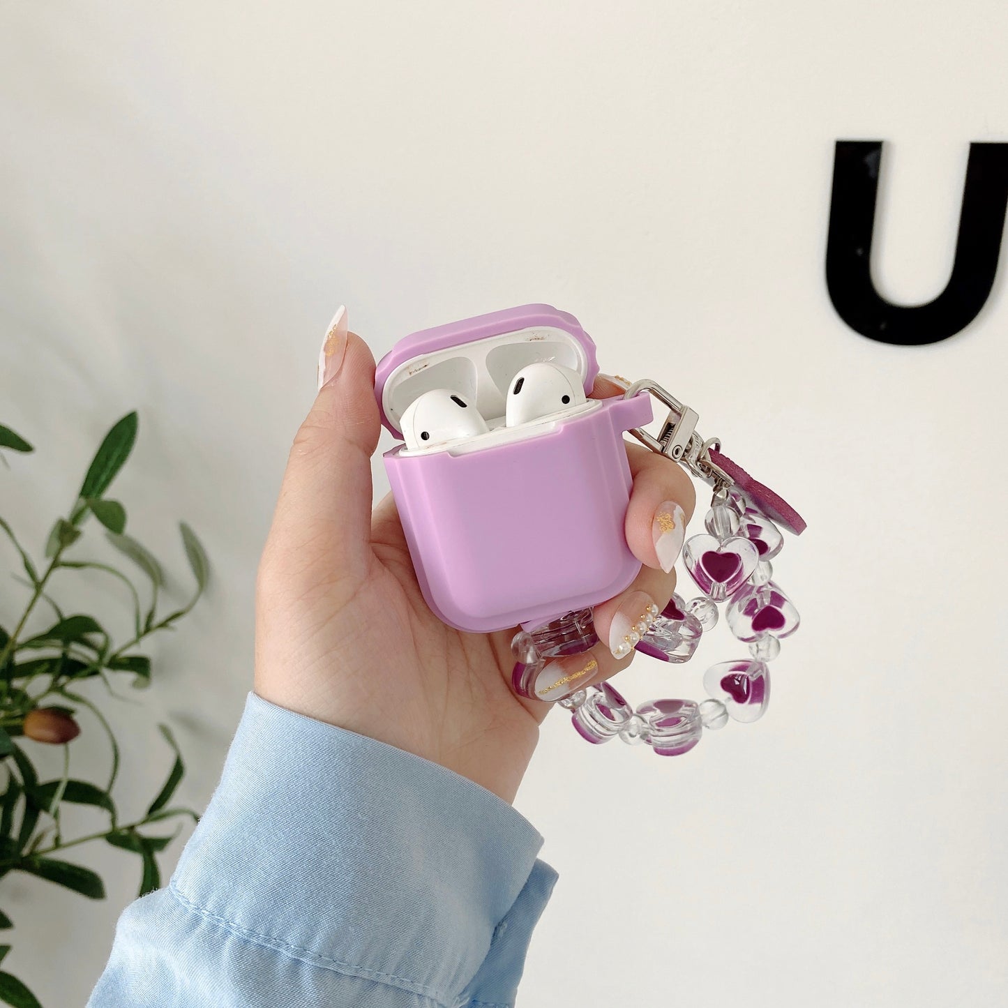 Various Coloured AirPods Case+Keychain
