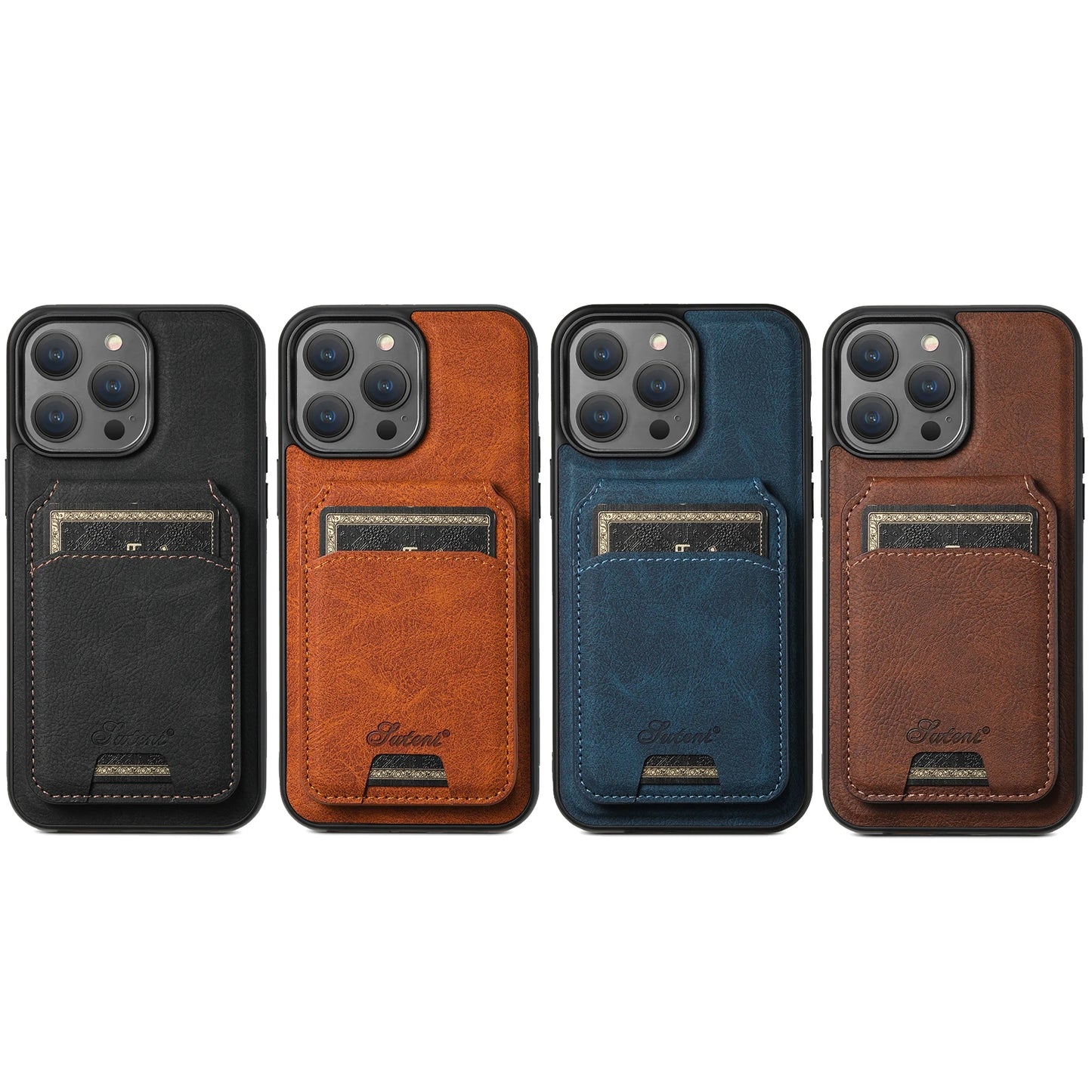 Leather Wallet Magnetic iPhone Case (MagSafe)