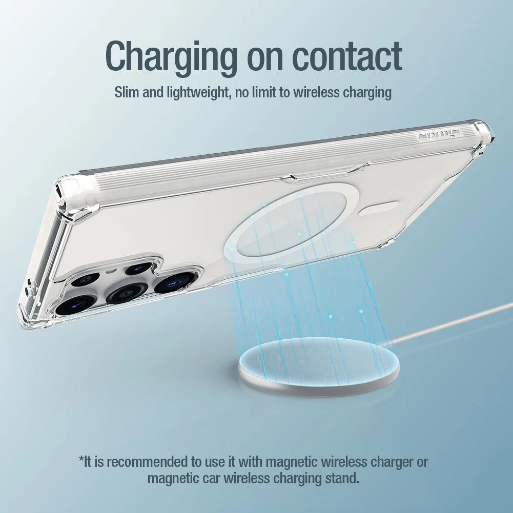 Transparent Magnetic Case for S24 series