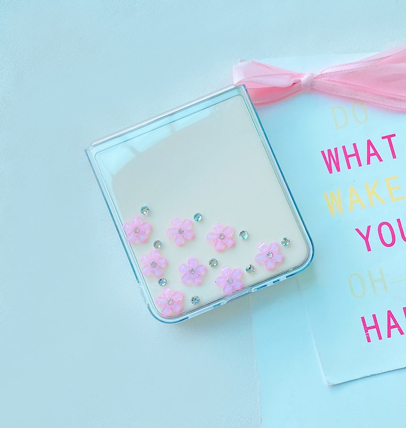 Designer Flower Z Flip Case