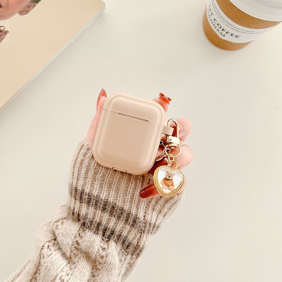 Various Coloured AirPods Case+Keychain