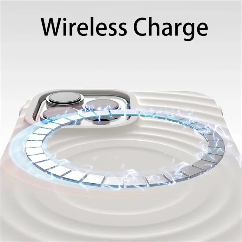 Ripple Liquid Silicon MagSafe Case