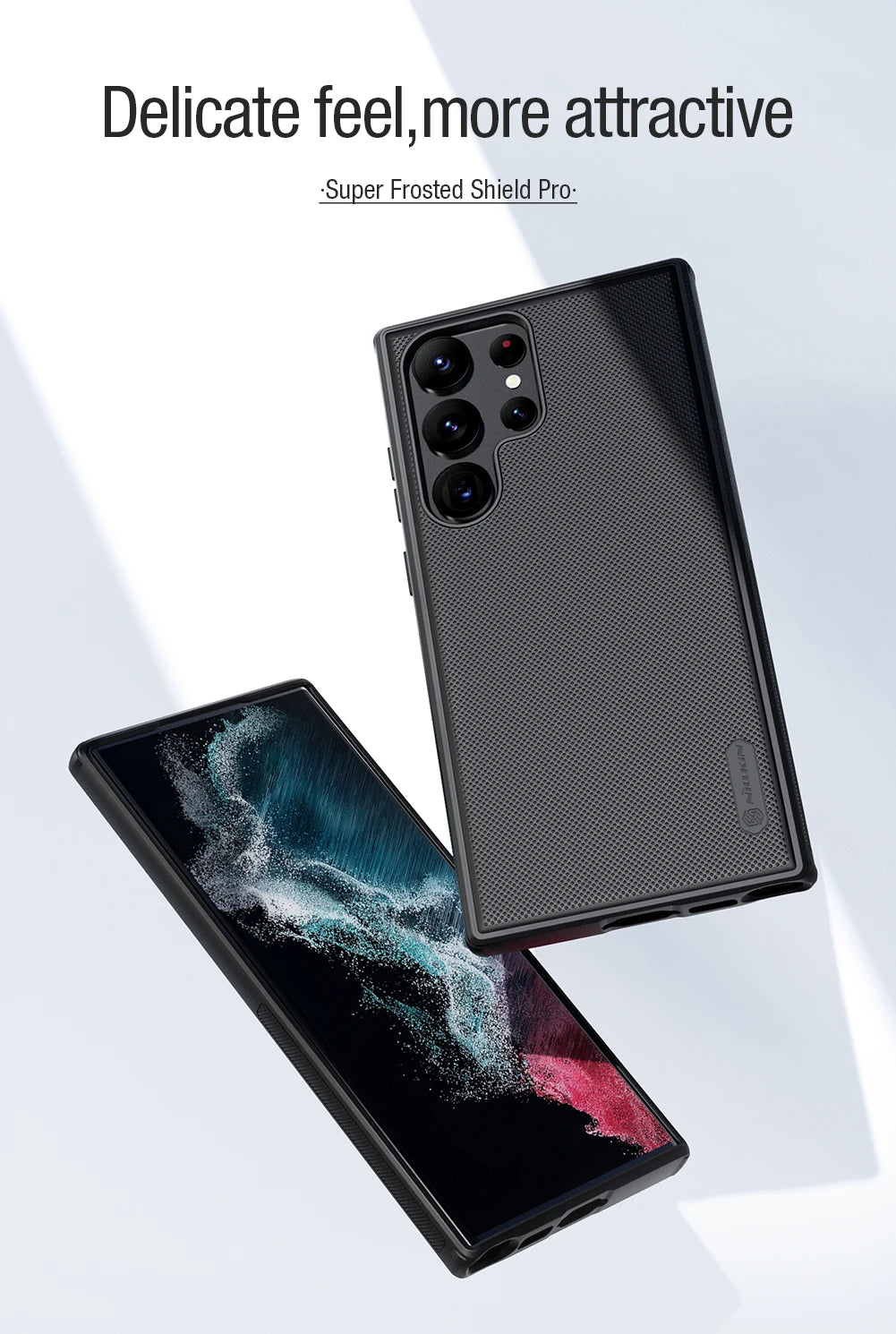Sleek Black Textured Case