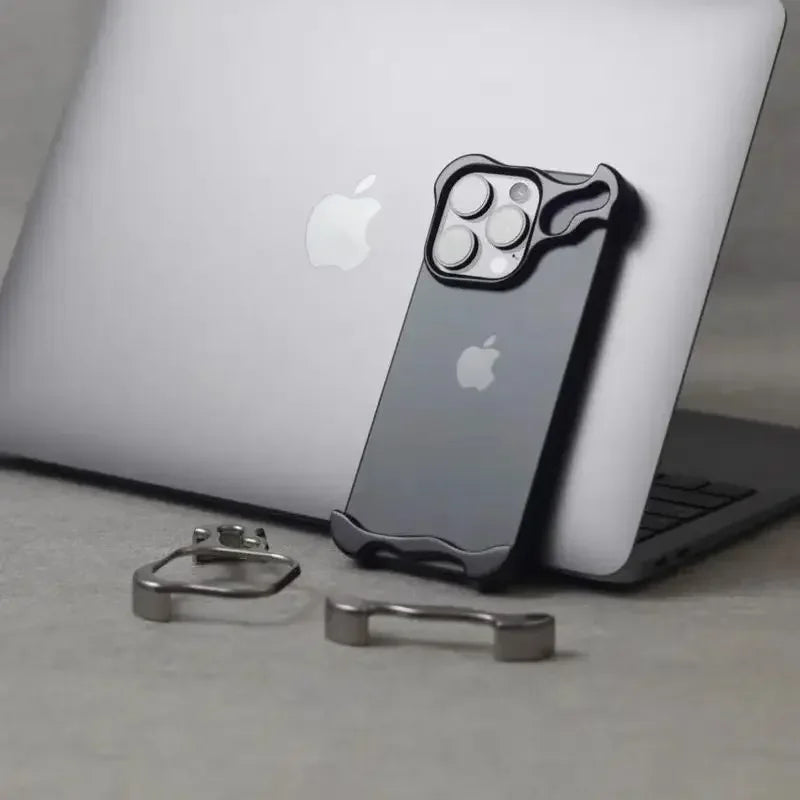 *NEW* Aluminum Shockproof "Irregular Clip-On” Phone Case