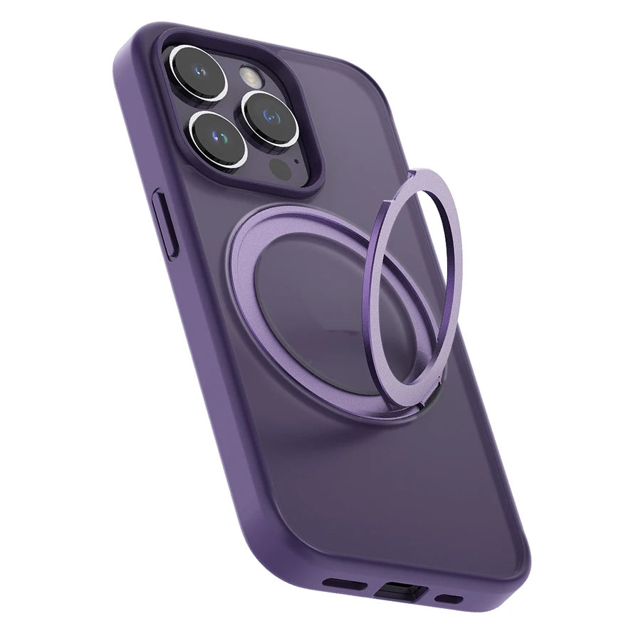 360 Degree Rotating Ring Stand Magsafe iPhone Case