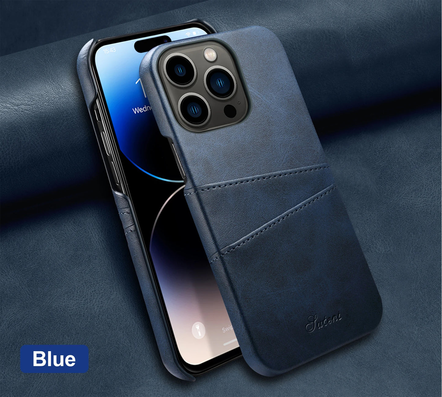Card Holder Leather iPhone Case