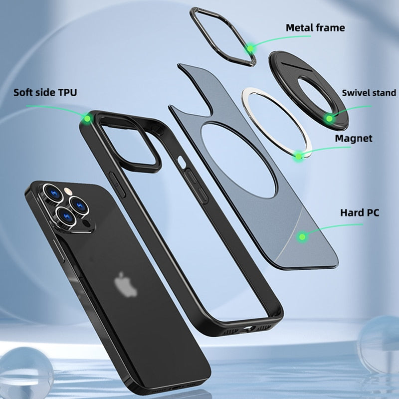 MagSafe 360° Rotating Stand iPhone Case