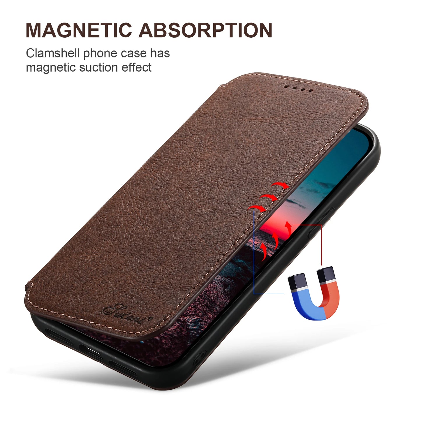 Flip Wallet Card Holder iPhone Case