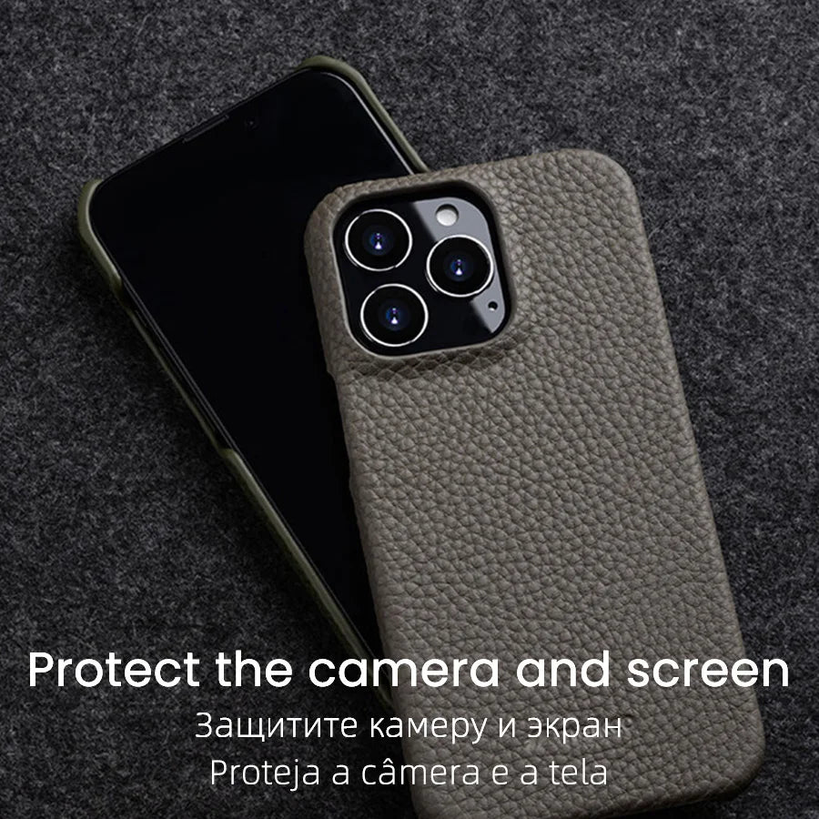 Melkco Premium Leather Minimal iPhone Case