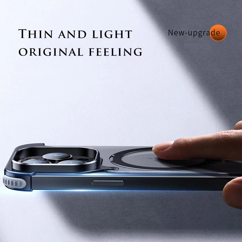 *NEW* Aluminum Frosted Matte Rimless iPhone Case