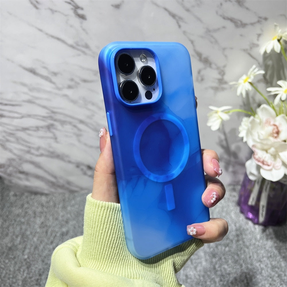 Colourful Magsafe Charging iPhone Case
