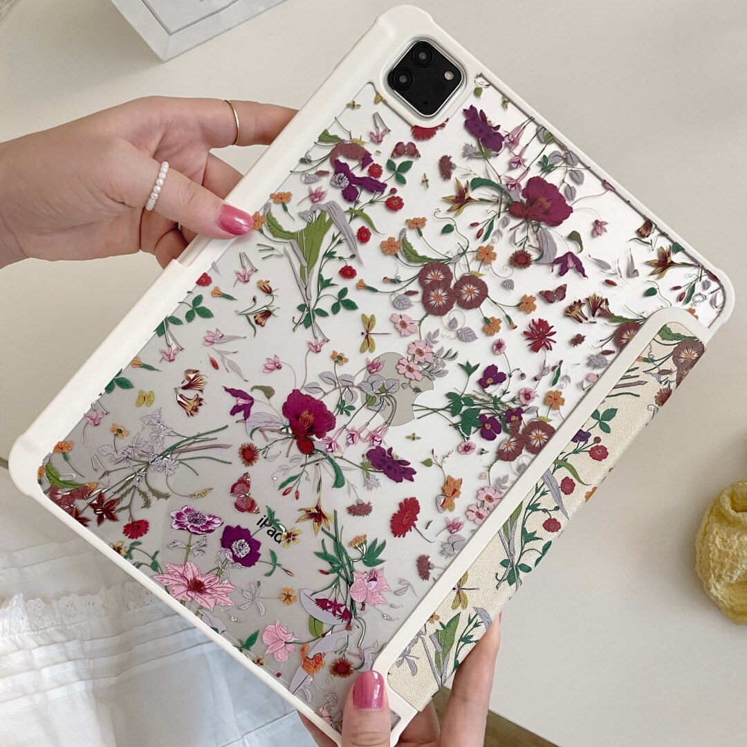 Luxury Vintage Floral iPad Case