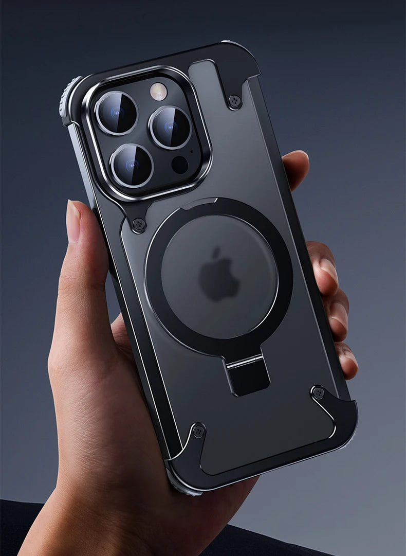 *NEW* Aluminum Frosted Matte Rimless iPhone Case