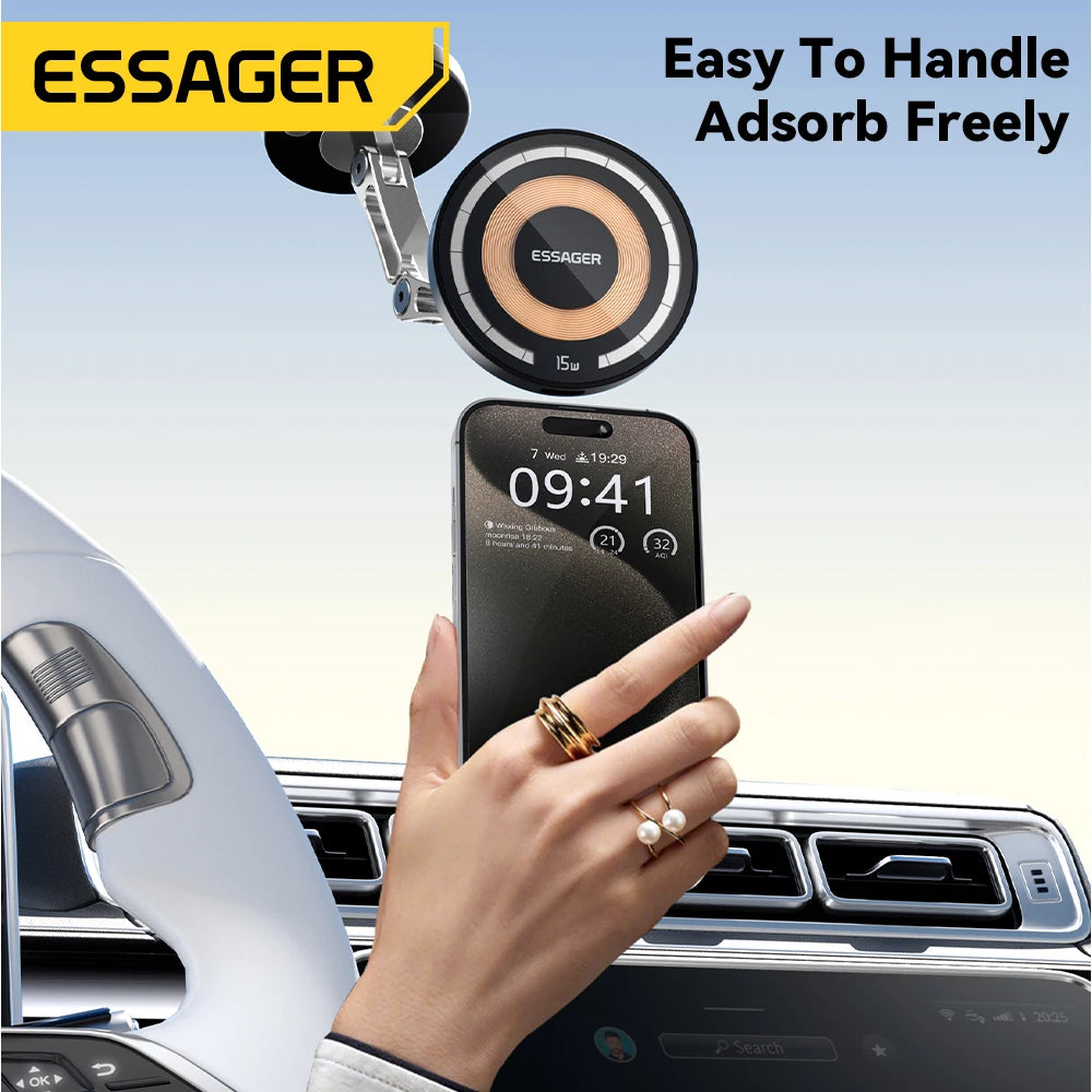 Magnetic 15W Fast Charging Car Phone Holder