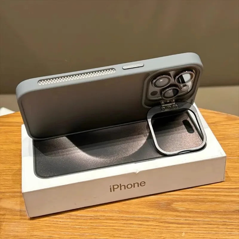 Titanium Lens Holder MagSafe iPhone Case