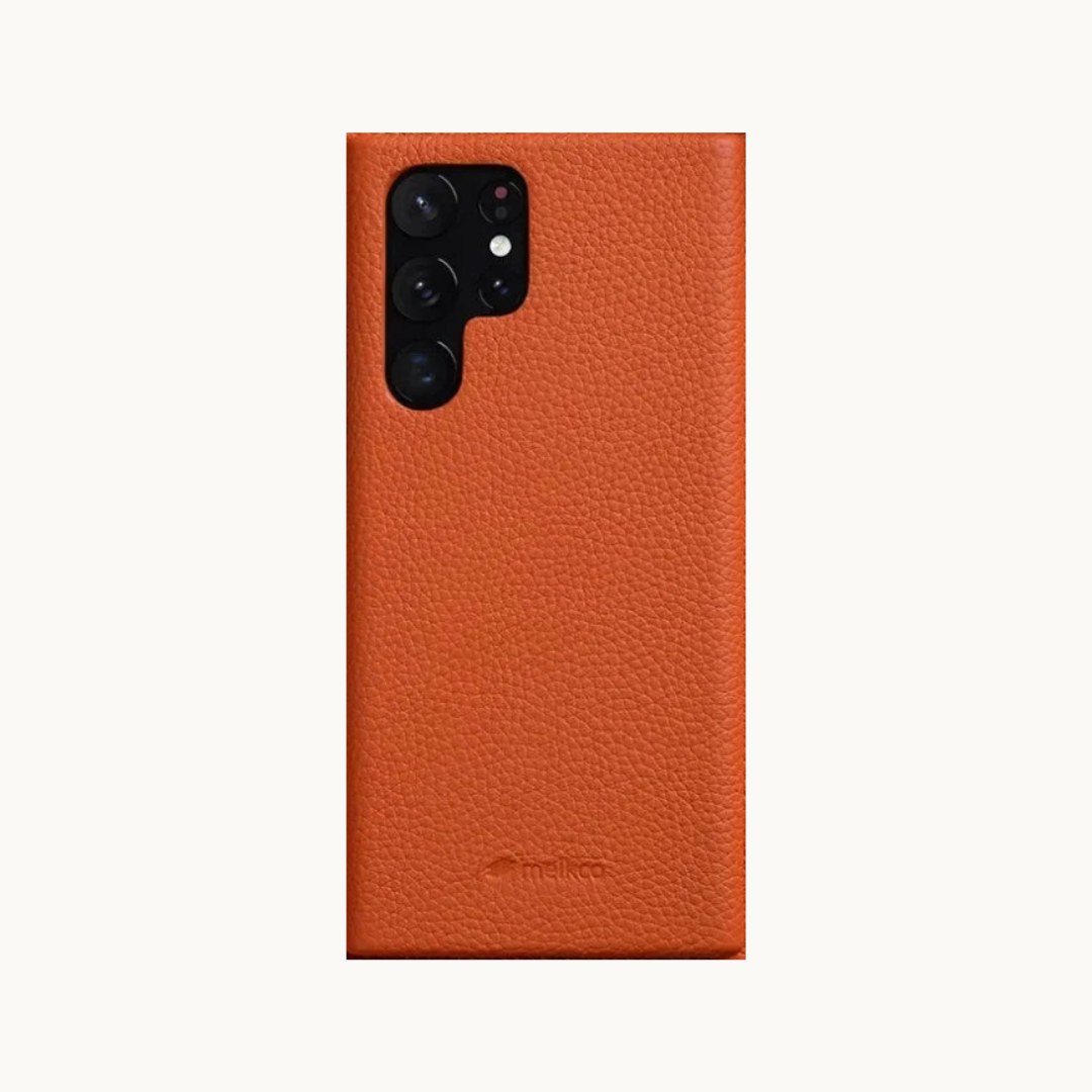Melkco Genuine Leather Aesthetic Samsung Case