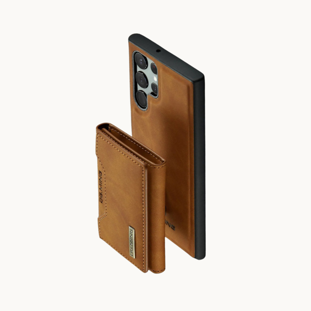 2 in 1 Magnetic Detachable Wallet Skin-S23/S22 Ultra