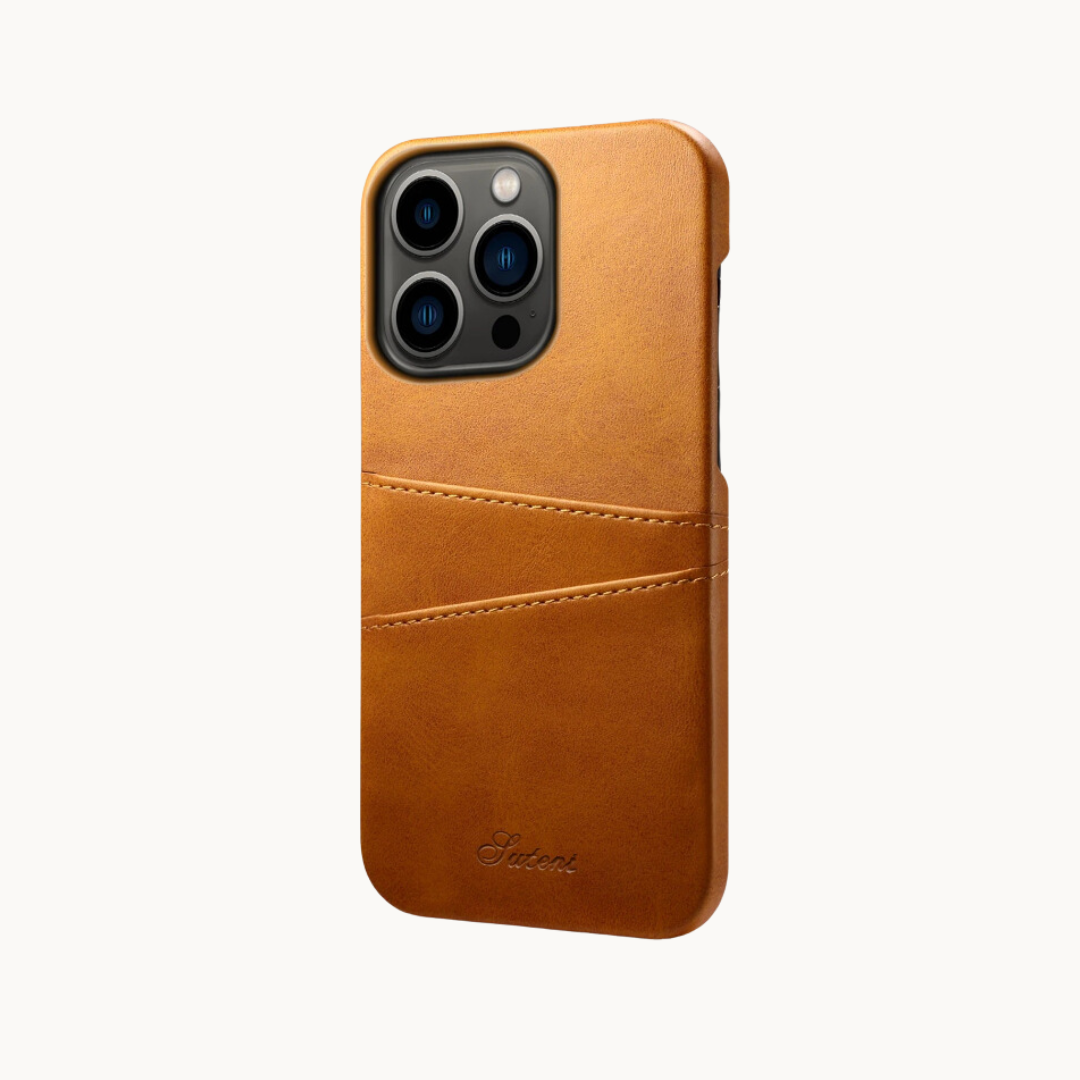 Card Holder Leather iPhone Case