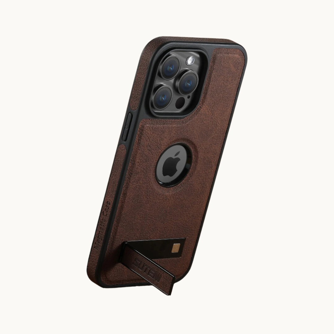Kickstand MagSafe Leather iPhone Case