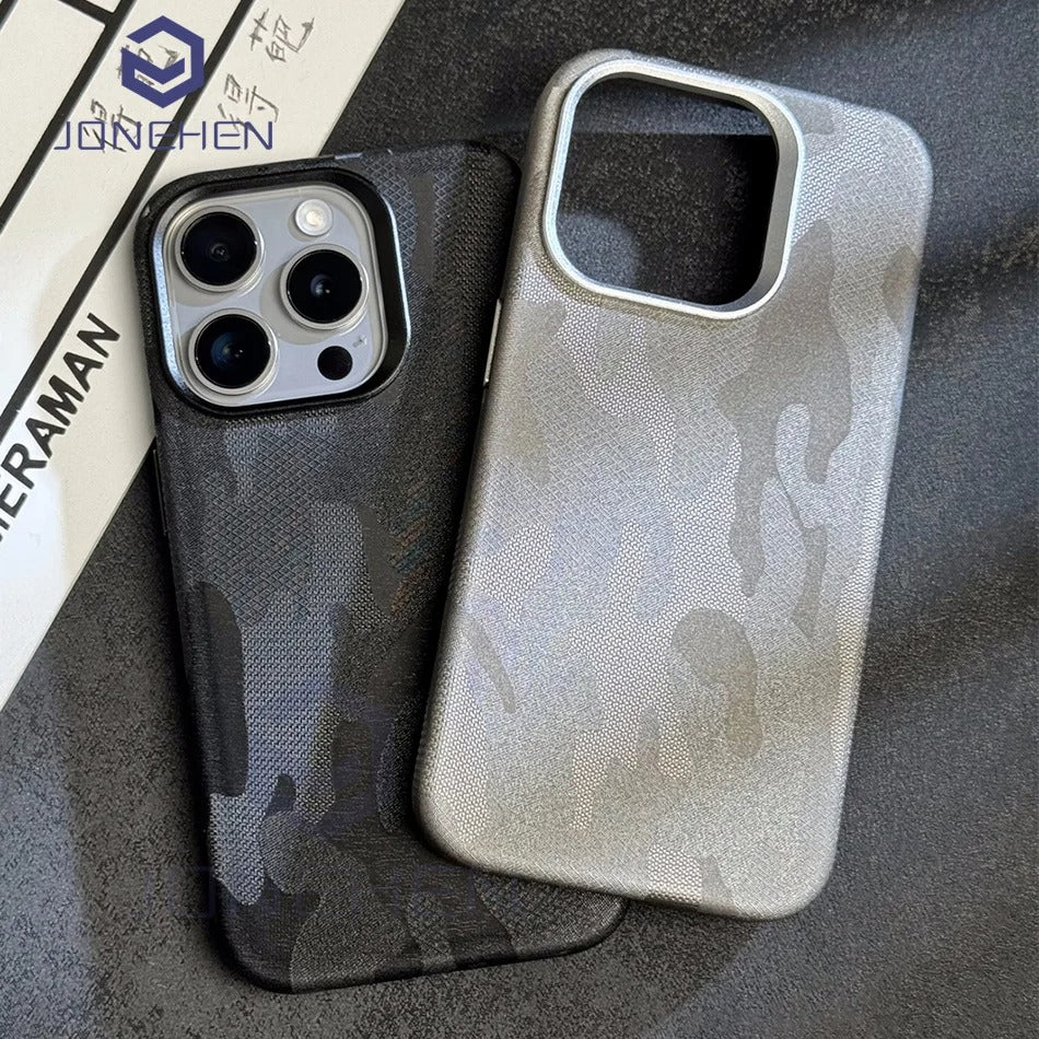 MagSafe Charge Camouflage Design iPhone Case