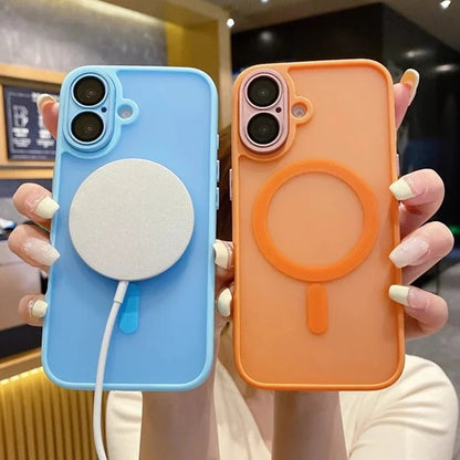 Matte Wireless Charging iPhone Case