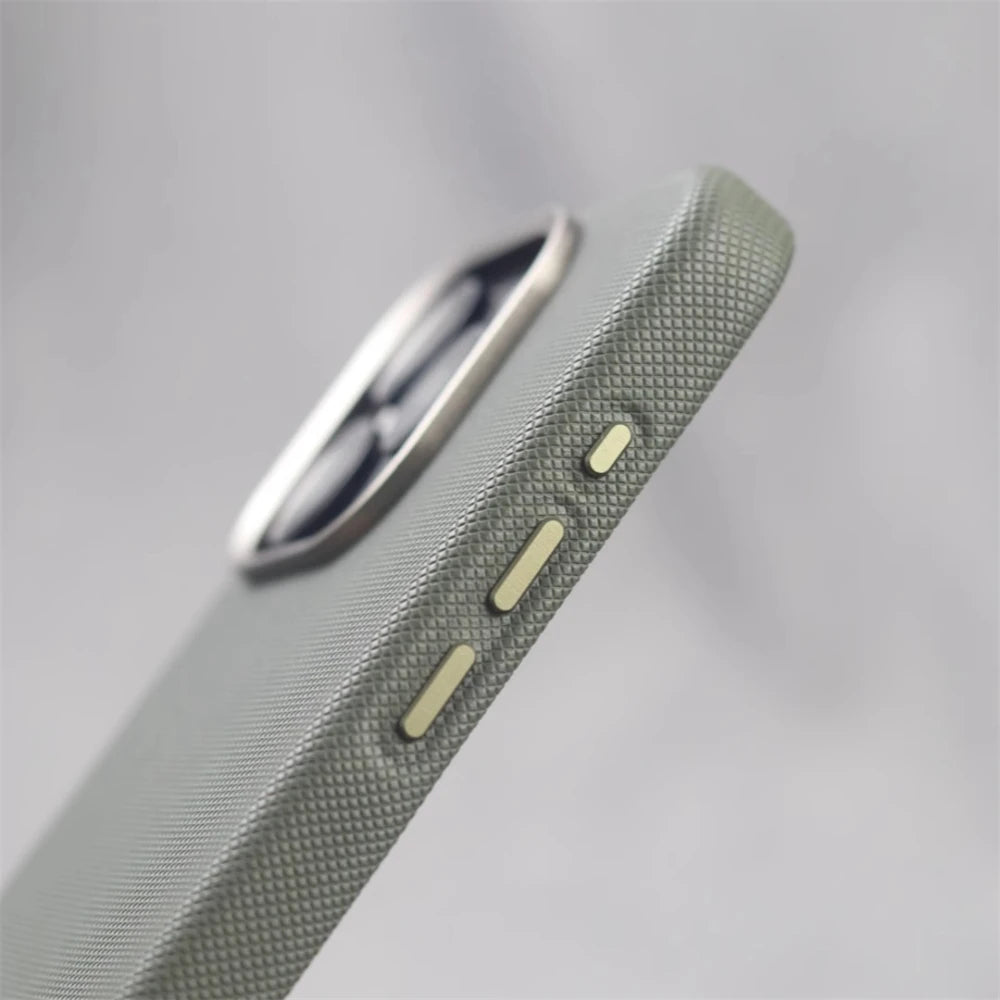 Leather Texture PU iPhone Case (MagSafe)