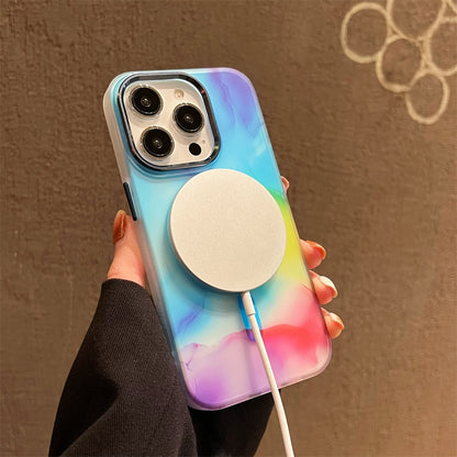 Colourful Magsafe Charging iPhone Case